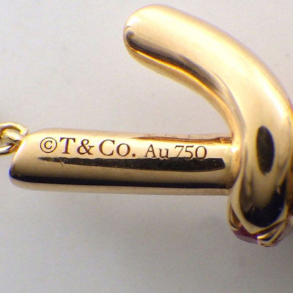 Tiffany & Co Tiffany & Co Necklace Knot Pink Sapphire 18K Pink Gold
