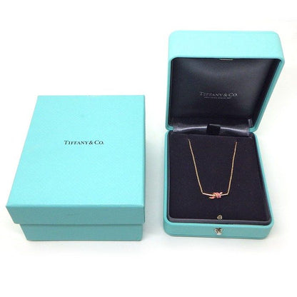 Tiffany & Co Tiffany & Co Necklace Knot Pink Sapphire 18K Pink Gold