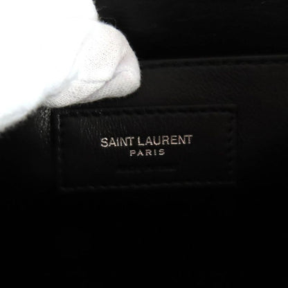 Saint Laurent Paris Mal688253 Yslmonogram Velvet Shoulder Bag Black Silver-hardw