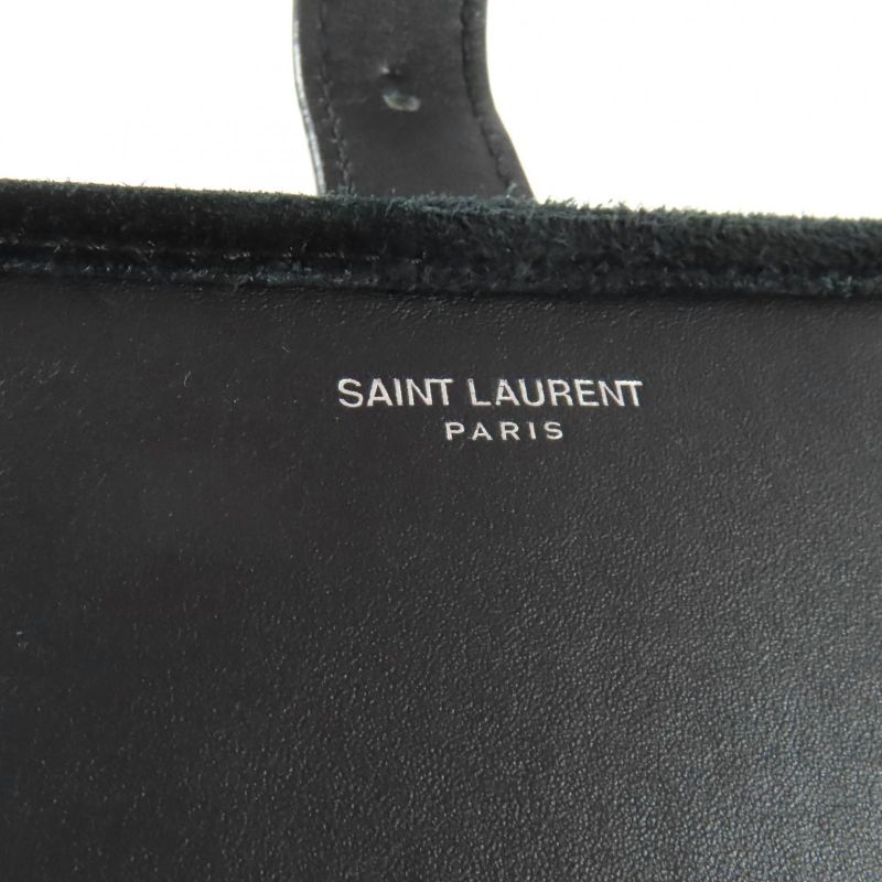 Saint Laurent Paris Mal688253 Yslmonogram Velvet Shoulder Bag Black Silver-hardw