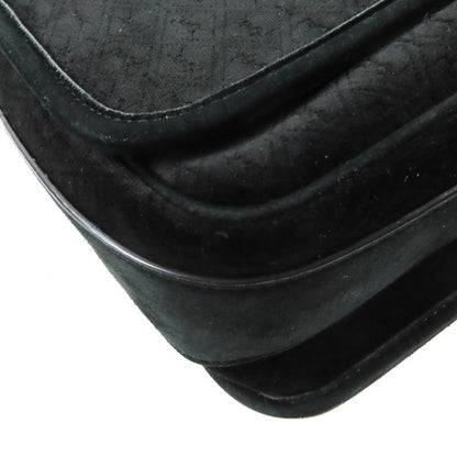 Saint Laurent Paris Mal688253 Yslmonogram Velvet Shoulder Bag Black Silver-hardw
