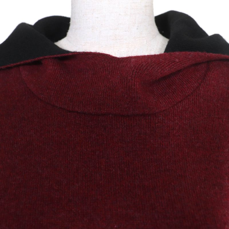 Christian DIOR 844s92am009 J’adir Cashmere Knit Parka - Red Series 40 Made In