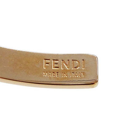 FENDI Bracelet Women's Brand Rhinestone F Is FENDI Bracelet Pink Gold L Size