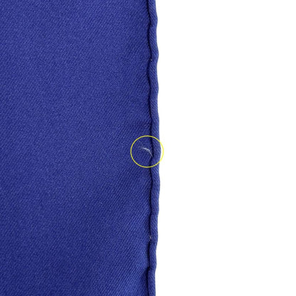 HERMES Scarf Carre 90 ART Des Steppes Step Art Ladies Brand Silk Navy Multicolor