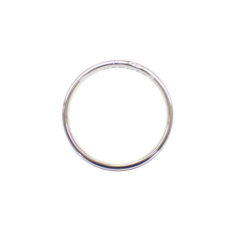 HERMES Empreinte No 9 Ring 18kwhite Gold 18K White Gold #49 Women's