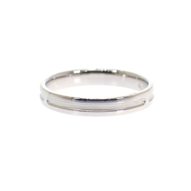 HERMES Empreinte No 9 Ring 18kwhite Gold 18K White Gold #49 Women's