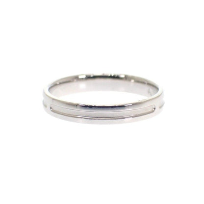 HERMES Empreinte No 9 Ring 18kwhite Gold 18K White Gold #49 Women's