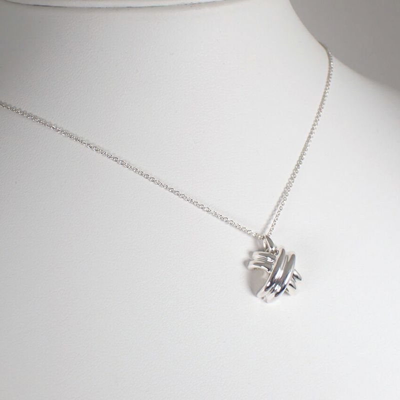 Tiffany & Co 925 Signature- Cross Pendant J132-13