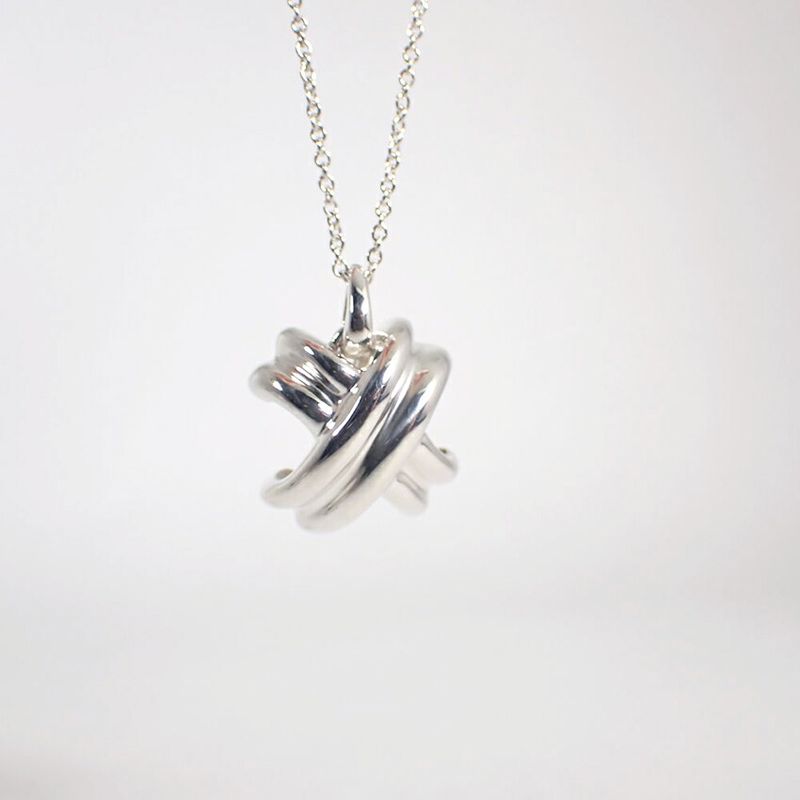 Tiffany & Co 925 Signature- Cross Pendant J132-13