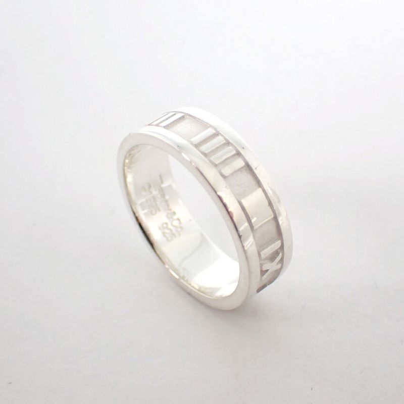 Tiffany & Co 925 Atlas Ring No 12.5 J132-2