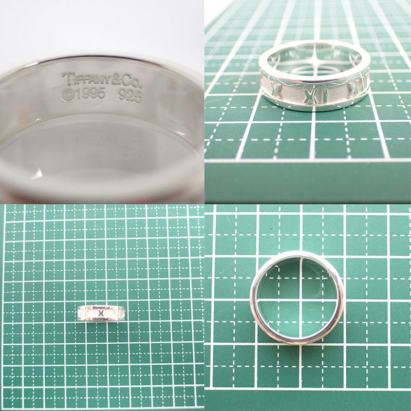 Tiffany & Co 925 Atlas Ring No 12.5 J132-2