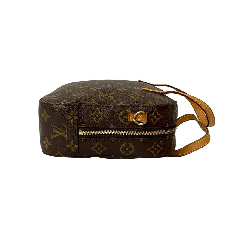 Louis Vuitton Spontini Monogram Leather 2way Handbag Shoulder Bag Brown 319-5