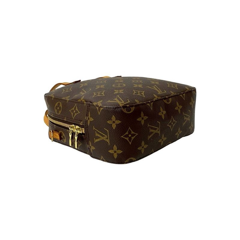 Louis Vuitton Spontini Monogram Leather 2way Handbag Shoulder Bag Brown 319-5