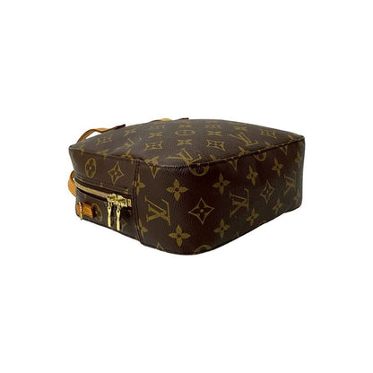 Louis Vuitton Spontini Monogram Leather 2way Handbag Shoulder Bag Brown 319-5
