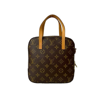 Louis Vuitton Spontini Monogram Leather 2way Handbag Shoulder Bag Brown 319-5