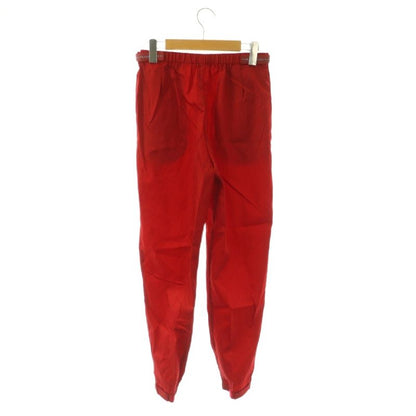 PRADA 22h745 Side Rubber Logo Nylon Pants Joga Pants 38S Red ES - OS - SH
