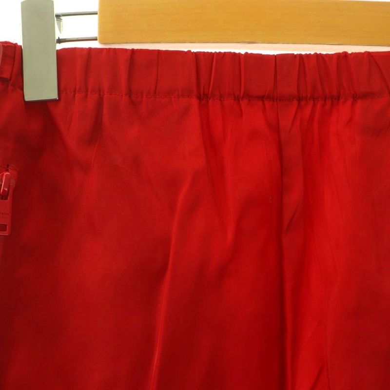 PRADA 22h745 Side Rubber Logo Nylon Pants Joga Pants 38S Red ES - OS - SH