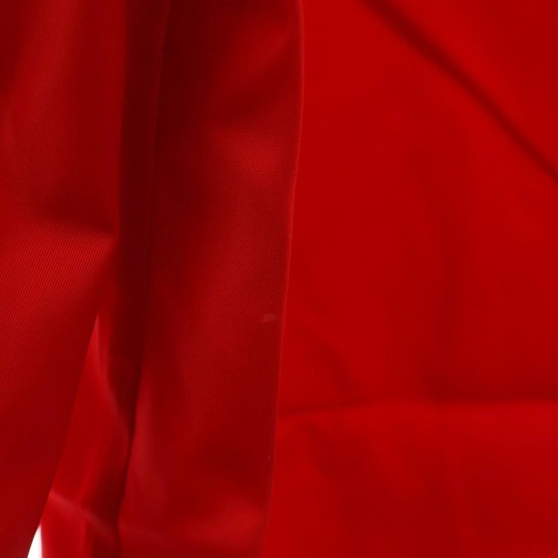 PRADA 22h745 Side Rubber Logo Nylon Pants Joga Pants 38S Red ES - OS - SH