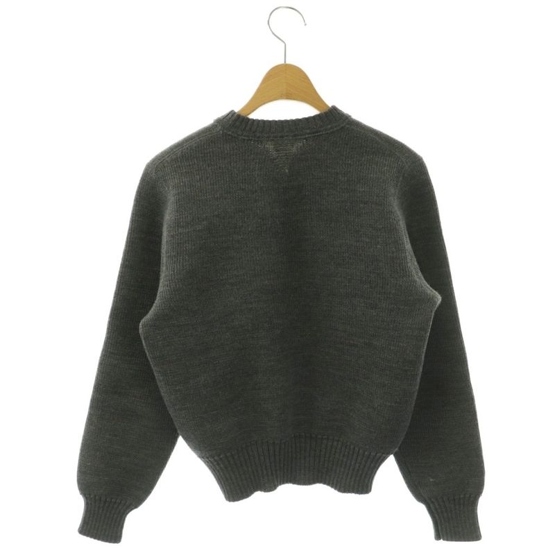 BOTTEGA VENETA Woolcle Neck Knit Sweatshirt XS Gray 721293 DO - OS - SH