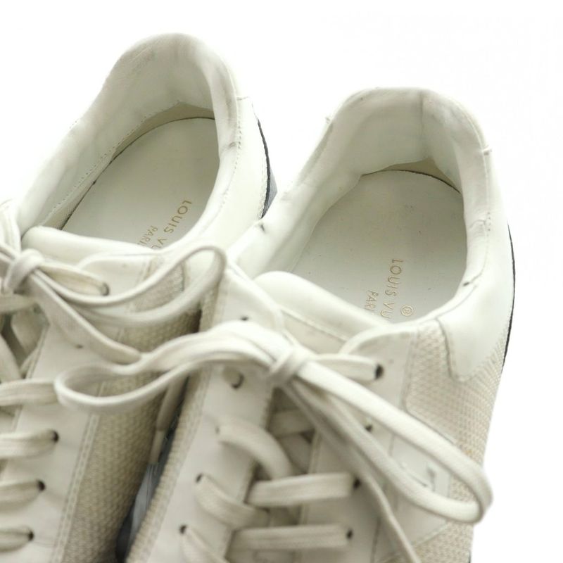 Louis Vuitton Run Away Line Sneakers- 5.5 White Black SS - OS