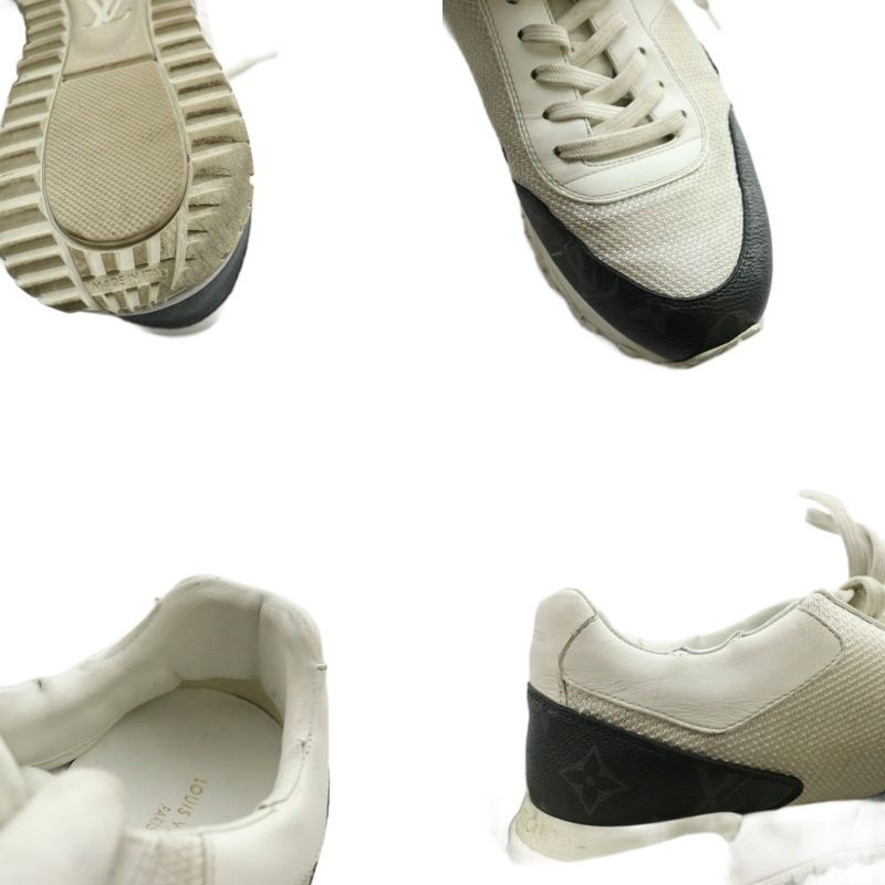 Louis Vuitton Run Away Line Sneakers- 5.5 White Black SS - OS