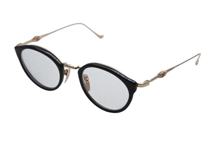 Chrome Hearts Dig Big Sunglasses Eyewear 45 Floral Cross Black Gold — view 2