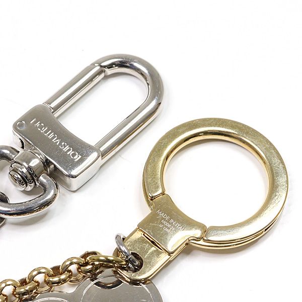 Louis Vuitton Chain-vivienne BFF Key Holder Bag Charm Metal Gold Silver- M00835