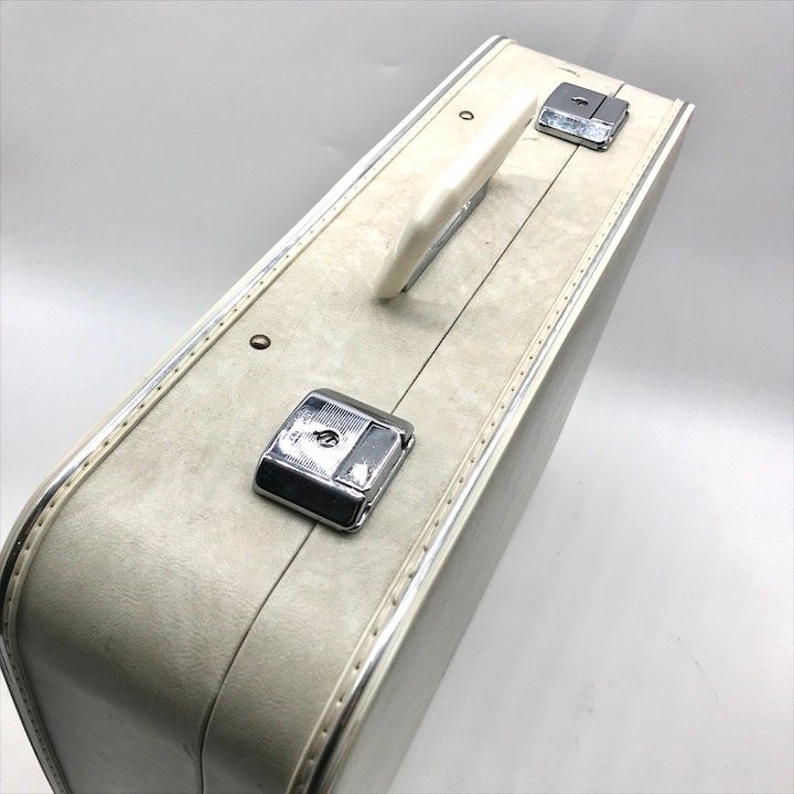 Dior Trunk Attache Case Travel Bag Vintage White