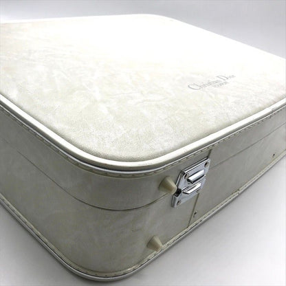 Dior Trunk Attache Case Travel Bag Vintage White