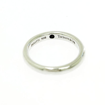 Tiffany & Co Tiffany & Co Silver Stacking Band 1P Ring 2.3g Blue 925 Engraved
