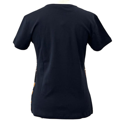 Louis Vuitton T-shirt Women's Brand Short Sleeve T-shirt Cotton Navy Multicolor