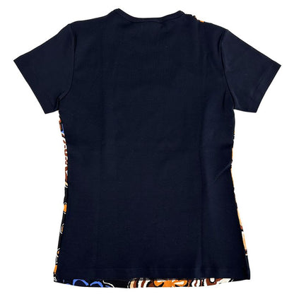 Louis Vuitton T-shirt Women's Brand Short Sleeve T-shirt Cotton Navy Multicolor
