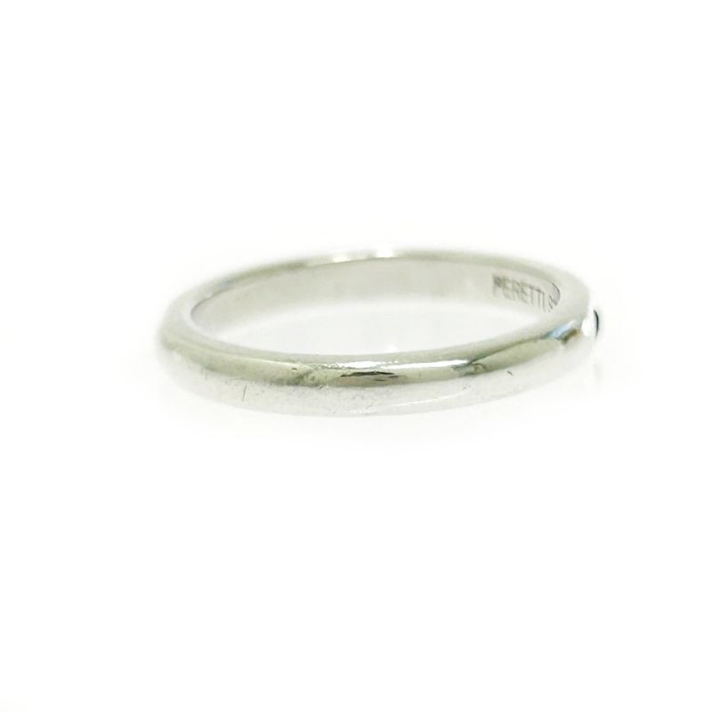 Tiffany & Co Tiffany & Co Silver Stacking Band 1P Ring 2.5g Red 925 Engraved