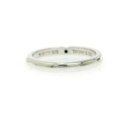 Tiffany & Co Tiffany & Co Silver Stacking Band 1P Ring 2.5g Red 925 Engraved