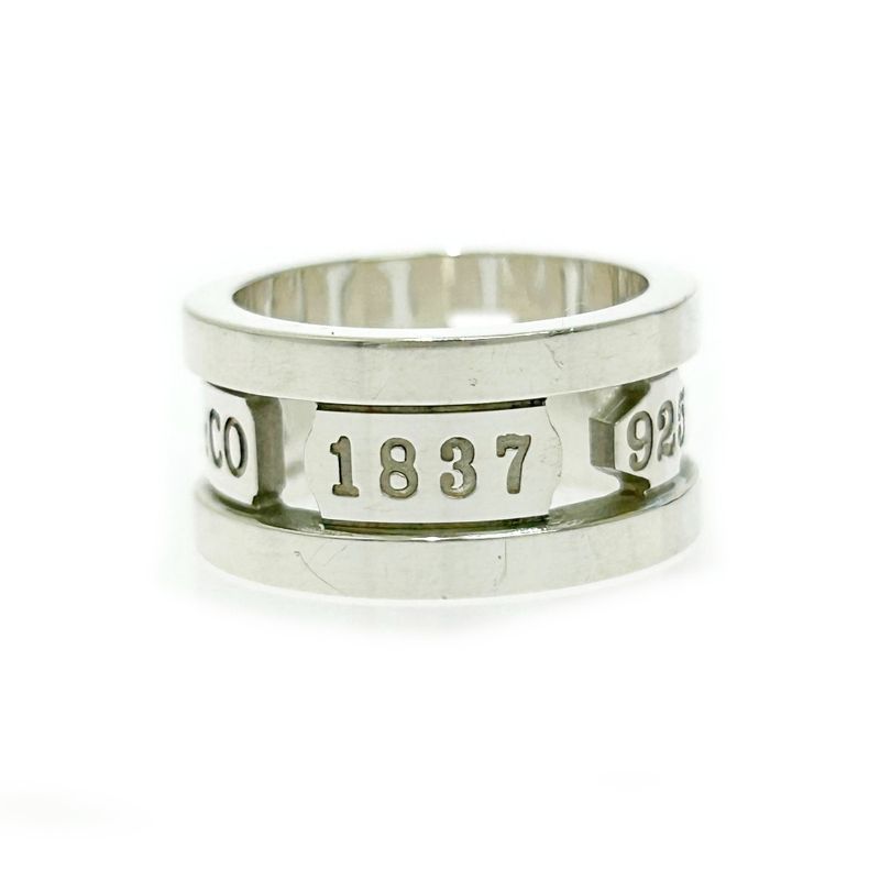 Tiffany & Co Tiffany & Co Silver - 1837 Element Ring 7.5g 925 Engraved 521962