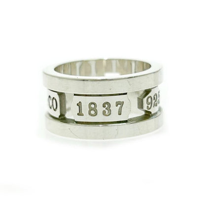 Tiffany & Co Tiffany & Co Silver - 1837 Element Ring 7.5g 925 Engraved 521962