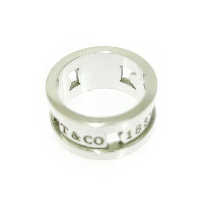 Tiffany & Co Tiffany & Co Silver - 1837 Element Ring 7.5g 925 Engraved 521962