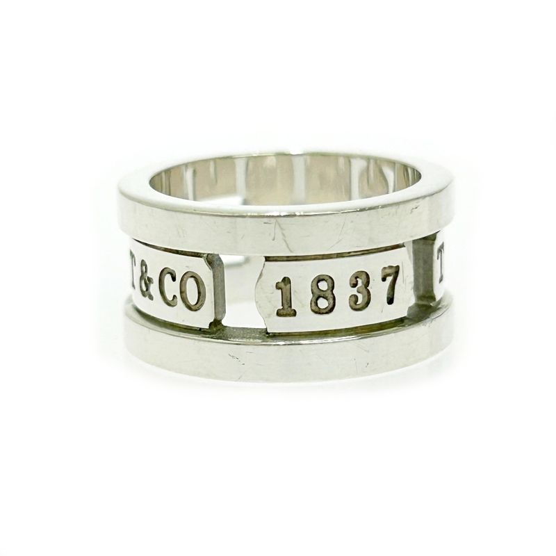 Tiffany & Co Tiffany & Co Silver - 1837 Element Ring 7.5g 925 Engraved 521962