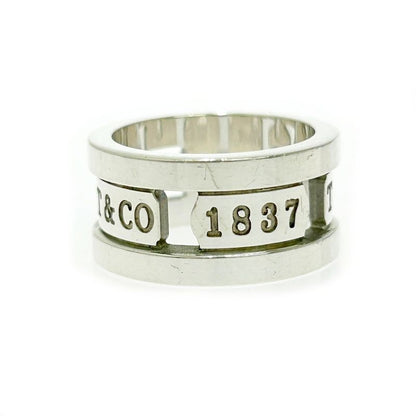 Tiffany & Co Tiffany & Co Silver - 1837 Element Ring 7.5g 925 Engraved 521962