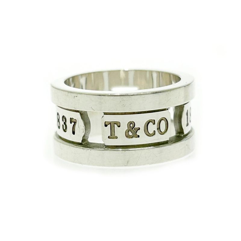 Tiffany & Co Tiffany & Co Silver - 1837 Element Ring 7.5g 925 Engraved 521962