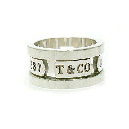 Tiffany & Co Tiffany & Co Silver - 1837 Element Ring 7.5g 925 Engraved 521962