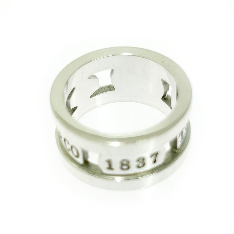 Tiffany & Co Tiffany & Co Silver - 1837 Element Ring 7.5g 925 Engraved 521962