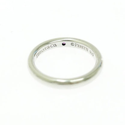 Tiffany & Co Tiffany & Co Silver Stacking Band 1P Ring 2.5g Pink 925 Engraved