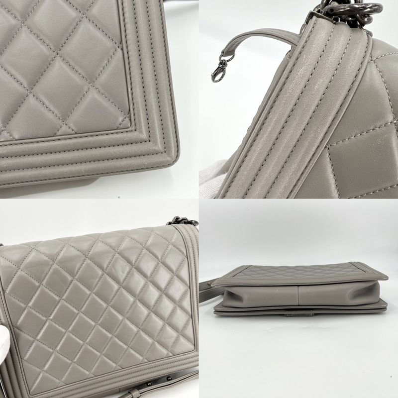 CHANEL Shoulder Bag Women's Matelasse Large Beautiful CHANEL Coco Mark Shoulder