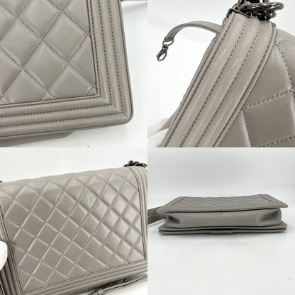 CHANEL Shoulder Bag Women's Matelasse Large Beautiful CHANEL Coco Mark Shoulder