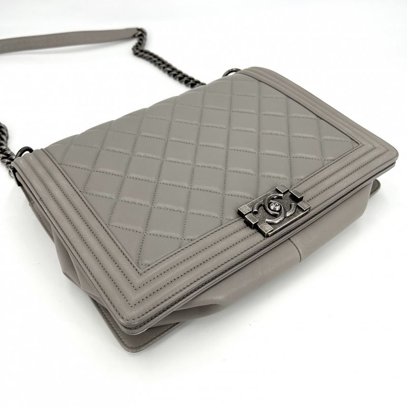 CHANEL Shoulder Bag Women's Matelasse Large Beautiful CHANEL Coco Mark Shoulder