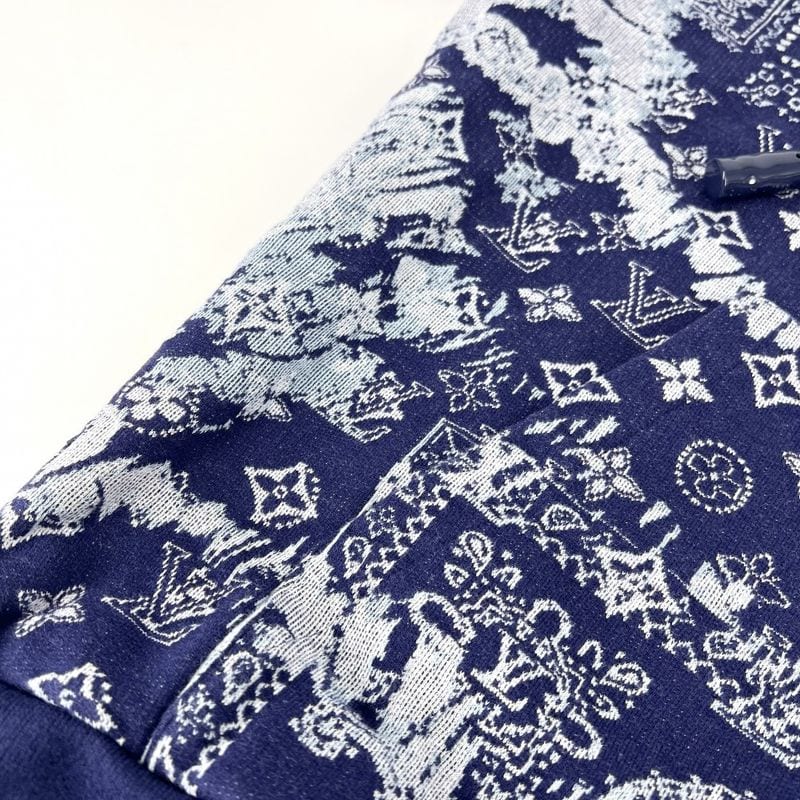 Louis Vuitton Setup Men's Monogram Bandana Sweat Parka Short Sleeve Bouffe Di
