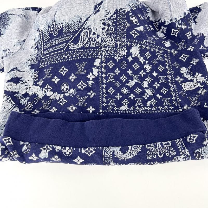 Louis Vuitton Setup Men's Monogram Bandana Sweat Parka Short Sleeve Bouffe Di