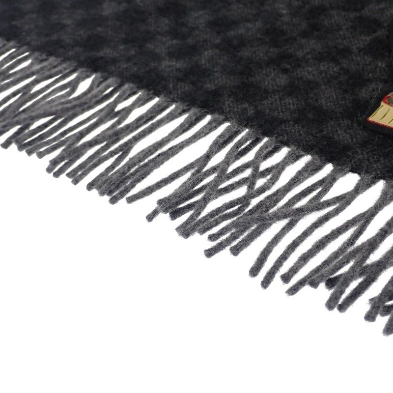 Louis Vuitton Echarpe Damier Graphite Map M75901 Muffler - Wool Alpaca Black