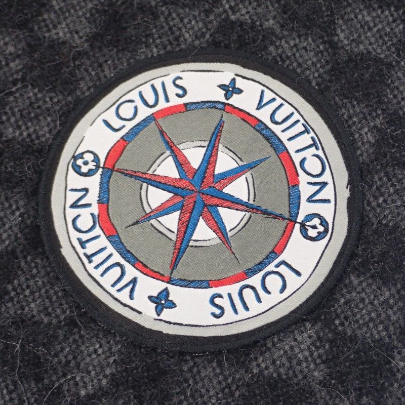 Louis Vuitton Echarpe Damier Graphite Map M75901 Muffler - Wool Alpaca Black